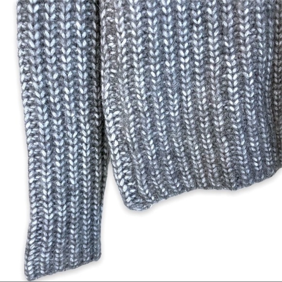 For The Republic Wool Blend Asymmetrical Ribbed Sweater - Picture 8 of 8